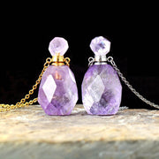 fragrance diffuser Amethyst necklace | ecomboutique116