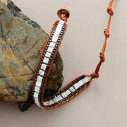 Howlite stone wrap bracelet | ecomboutique116