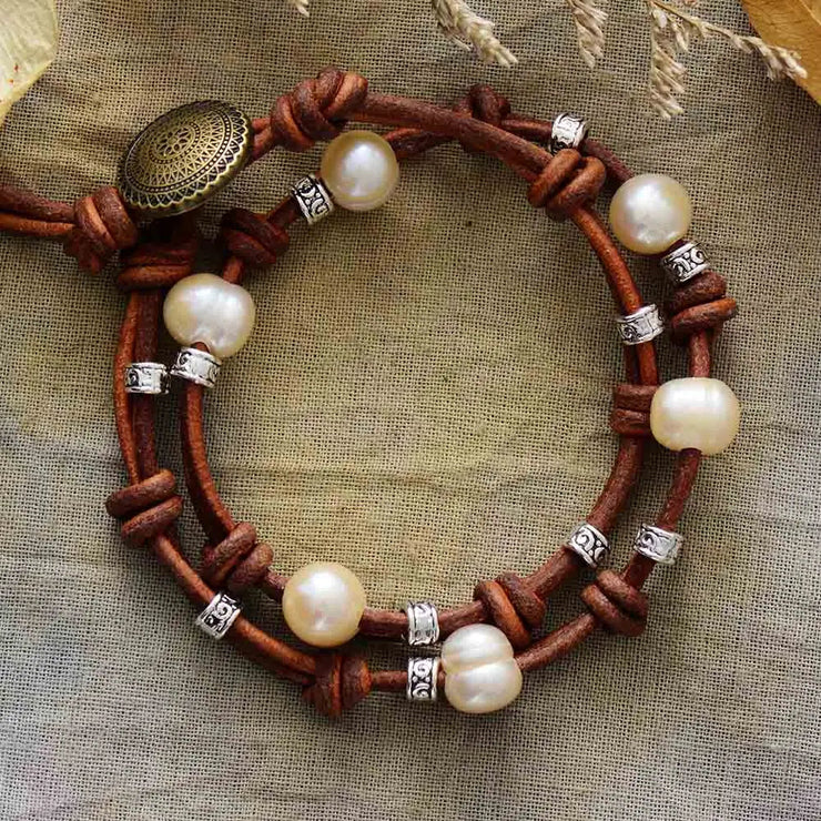 Krishna freshwater pearl bracelet | ecomboutique116