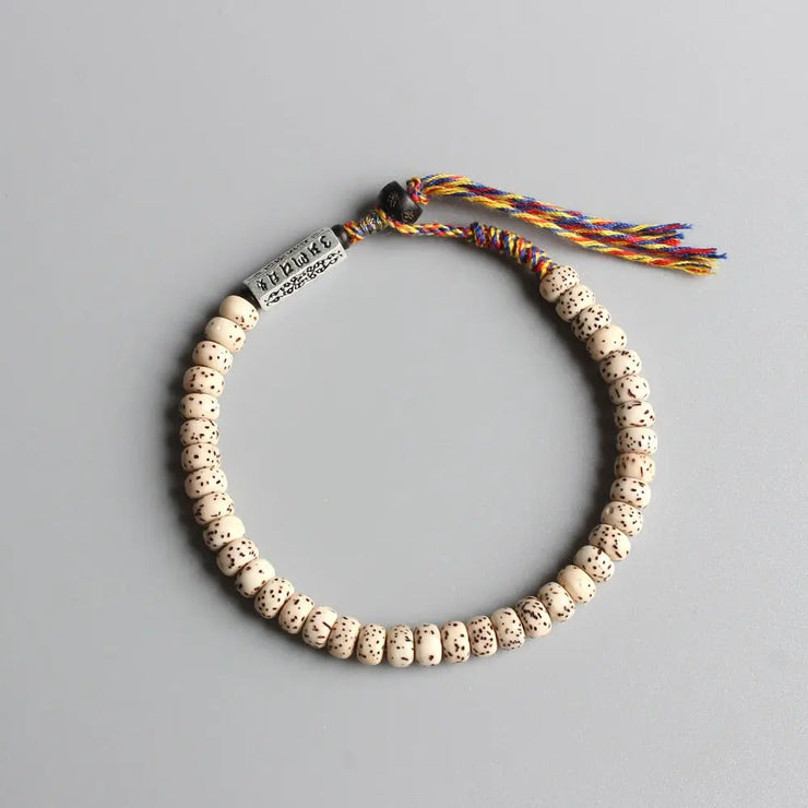 Mantra amulet bodhi wood seeds bracelet | ecomboutique116