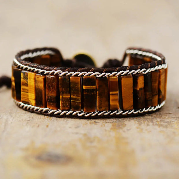 Tiger eye wrap bracelet | ecomboutique116